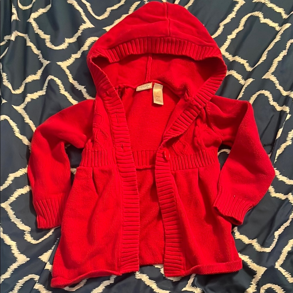 Arizona Jean Company Red Hooded Sweatshirt
